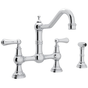 RU4756LAPC2 Edwardian Two-Handle Kitchen Faucet - Polished Chrome