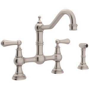 RU4756LSTN2 Edwardian Two-Handle Kitchen Faucet - Satin Nickel