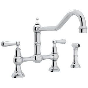 RU4764LAPC2 Edwardian Two-Handle Kitchen Faucet - Polished Chrome RU4764LAPC2 Edwardian Two-Handle Kitchen Faucet - Polished Chrome