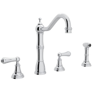 RU4776LAPC2 Edwardian Two-Handle Kitchen Faucet - Polished Chrome