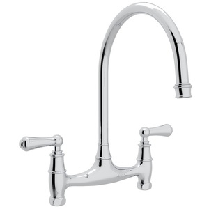 RU4791LAPC2 Georgian Era Two-Handle Kitchen Faucet - Polished Chrome