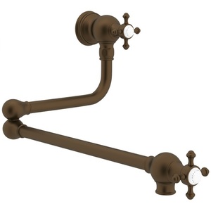 RU4798XEB2 Georgian Era Pot Filler Kitchen Faucet - English Bronze