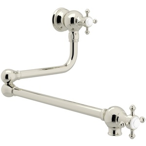 RU4798XPN2 Georgian Era Pot Filler Kitchen Faucet - Polished Nickel