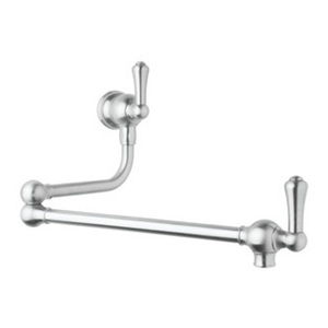 RU4799LSAPC2 Georgian Era Pot Filler Kitchen Faucet - Polished Chrome