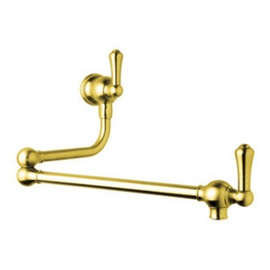 RU4799LSEG2 Georgian Era Pot Filler Kitchen Faucet - English Gold