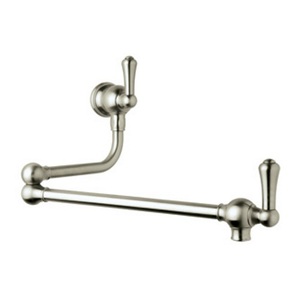 RU4799LSSTN2 Georgian Era Pot Filler Kitchen Faucet - Satin Nickel