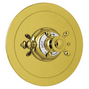RU5566XEGTO Edwardian Thermostatic Valve Trim Trim Kit - English Gold RU5566XEGTO Edwardian Thermostatic Valve Trim Trim Kit - English Gold