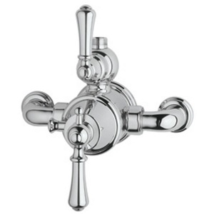 RU5751LSAPC Georgian Era Thermostatic/Volume Control Custom Shower Valve - Polished Chrome