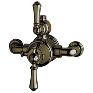 RU5751LSEB Georgian Era Thermostatic/Volume Control Custom Shower Valve - English Bronze