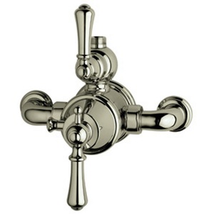 RU5751LSSTN Georgian Era Thermostatic/Volume Control Custom Shower Valve - Satin Nickel