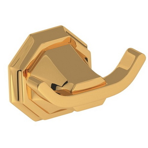 RU6122EG Deco Robe Hook Bathroom Accessory - English Gold