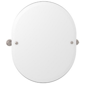 RU6482STN Holborn Oval Mirror - Satin Nickel