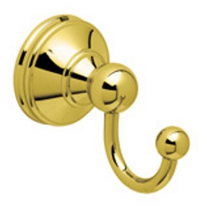 RU6621EG Georgian Era Robe Hook Bathroom Accessory - English Gold