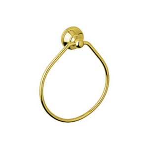 RU6634EG Georgian Era Towel Ring Bathroom Accessory - English Gold