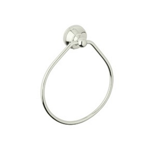 RU6634PN Georgian Era Towel Ring Bathroom Accessory - Polished Nickel