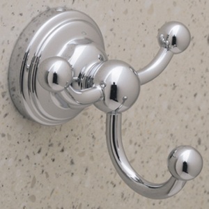 RU6923APC Edwardian Robe Hook Bathroom Accessory - Polished Chrome