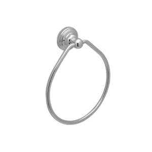 RU6935APC Edwardian Towel Ring Bathroom Accessory - Polished Chrome