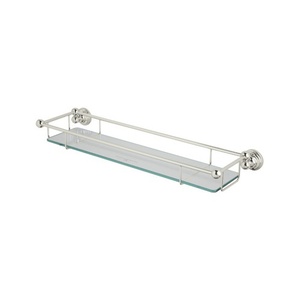 RU6953PN Edwardian Vanity Shelf Bathroom Accessory - Polished Nickel