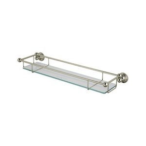 RU6953STN Edwardian Vanity Shelf Bathroom Accessory - Satin Nickel