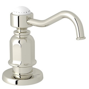 RU6995PN Edwardian Soap Dispenser Kitchen Accessory - Polished Nickel RU6995PN Edwardian Soap Dispenser Kitchen Accessory - Polished Nickel