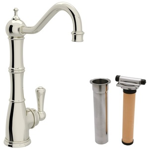 RUKIT1621LPN2 Edwardian Beverage Faucet Kitchen Faucet - Polished Nickel