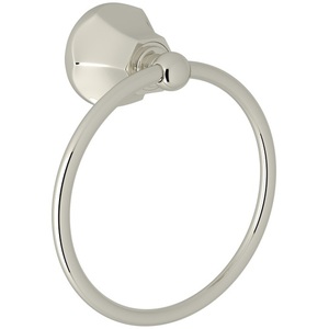 RWE4PN Wellsford Towel Ring Bathroom Accessory - Polished Nickel