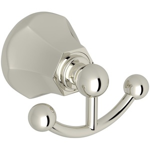 RWE7DPN Wellsford Robe Hook Bathroom Accessory - Polished Nickel