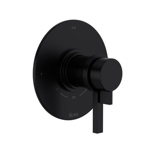 RTLB23W1LMMB Lombardia Thermostatic / Volume Control Trim Trim Kit - Matte Black