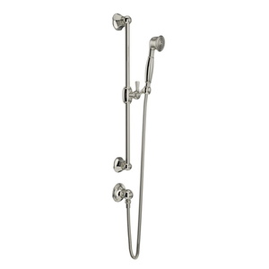 R1330PN Spa Hand Held Shower - Slide Bar Mount Shower Accessory - Polished Nickel R1330PN Spa Hand Held Shower - Slide Bar Mount Shower Accessory - Polished Nickel