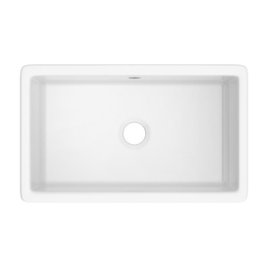 RUM3018WH Shaker White/Color Undermount - Single Bowl Kitchen Sink - White