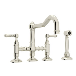 RA1458LMWSPN2 Acqui Two-Handle Kitchen Faucet - Polished Nickel