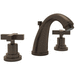 Rohl RA1208XMTCB2 Tuscan Brass 8'' Widespread Bathroom Sink Faucet