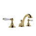 Rohl RA1408LPULB2 Unlacquered Brass 8'' Widespread Bathroom Sink Faucet