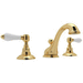 Rohl RA1408LPIB2 Italian Brass 8'' Widespread Bathroom Sink Faucet