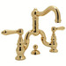 Rohl RA1419LMIB2 Italian Brass 8'' Widespread Bathroom Sink Faucet
