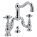 Rohl RA1419XMAPC2 Polished Chrome 8'' Widespread Bathroom Sink Faucet