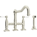 Rohl RA1458LPWSPN2 Polished Nickel Two Handle Kitchen Faucet
