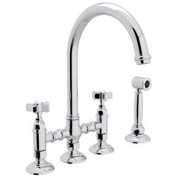 RA1461XWSIB2 San Julio Two-Handle Kitchen Faucet - Italian Brass RA1461XWSIB2 San Julio Two-Handle Kitchen Faucet - Italian Brass