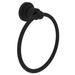 Rohl RA1485IWMB Matte Black Towel Ring