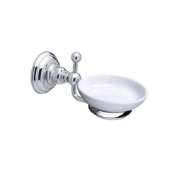 RA1487ULB Acqui Soap Dish Bathroom Accessory - Unlacquered Brass