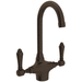 Rohl RA1667LMTCB2 Tuscan Brass Single Hole Bar Faucet