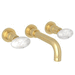 Rohl RA2207PCCRSUBTO2 Satin Unlacquered Brass Bathroom Sink Faucet Trim Kit