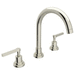 Rohl RA2208LMPN2 Polished Nickel 8'' Widespread Bathroom Sink Faucet