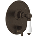 Rohl RA2410NLPTCB Tuscan Brass Non-Thermostatic Valve Trim