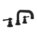 Rohl RA3318ILMB2 Matte Black 8'' Widespread Bathroom Sink Faucet