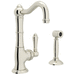 Rohl RA3650LMWSPN2 Polished Nickel Single Handle Kitchen Faucet