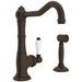 Rohl RA365065LPWSTCB2 Tuscan Brass Single Hole Bar Faucet