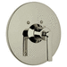 Rohl RA4214LMSTN Satin Nickel Thermostatic Valve Trim
