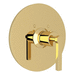 Rohl RA4214LMULB Unlacquered Brass Thermostatic Valve Trim