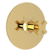 Rohl RA4214XMULB Unlacquered Brass Thermostatic Valve Trim